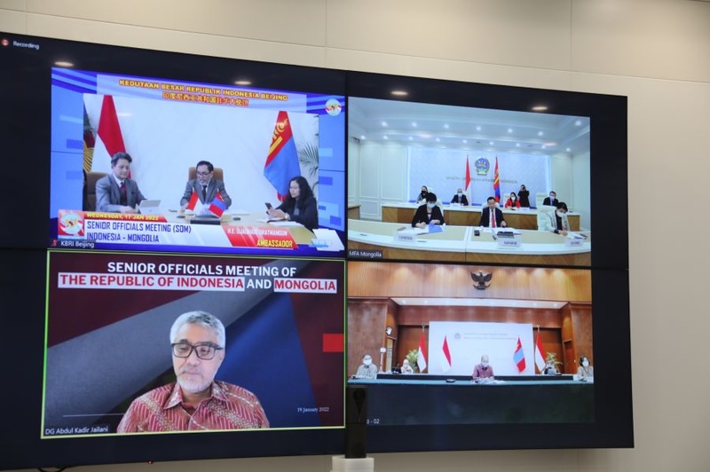Mongolská a indonéská ministerstva zahraničí vedou online rozhovory