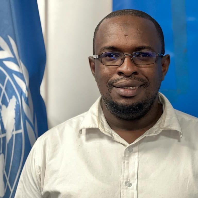 N'Djim Boubacar, regionální koordinátor Hnutí na ochranu lidských práv v západní Africe