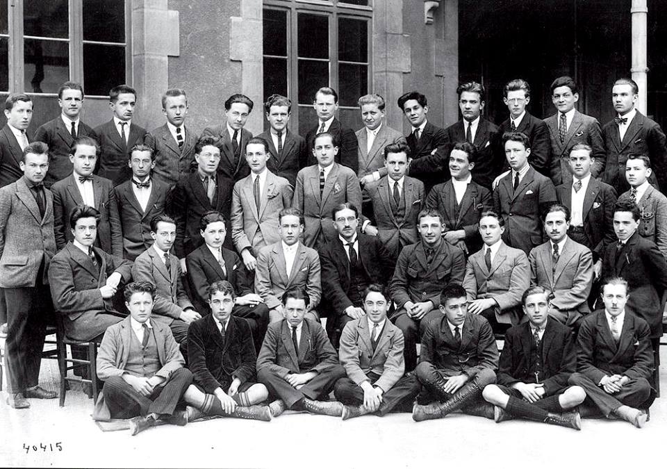 fotka studentů gymnázia Lycée Carnot v Dijonu v roce 1924