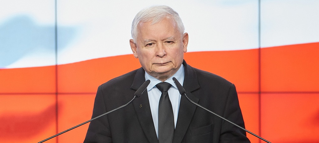 Předseda národně-konzervativní vládnoucí strany PiS Jaroslaw Kaczynski