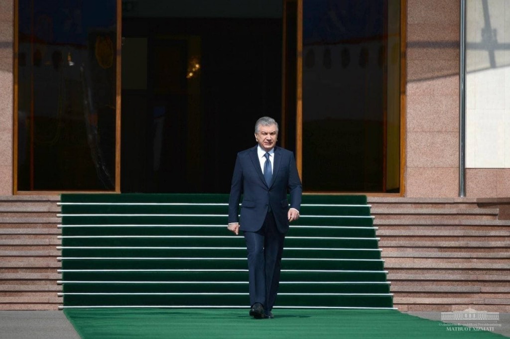 Uzbecký prezident Shavkat Mirziyoyev